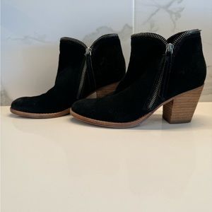 Dolce Vita - Black Ankle Suede Booties